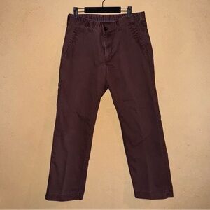Men's maroon Chinos